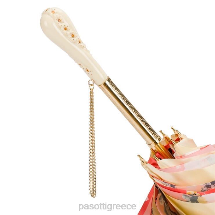 ομπρέλα | PASOTTI 189 5k598-3 z5 - ανθισμένη vintage ομπρέλα διπλό ύφασμα 2N6B8372 γυναίκες